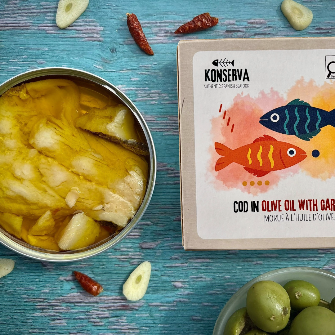 Cod in Olive Oil, Garlic & Chilli