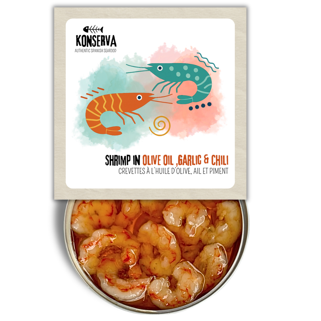 Shrimp in Olive Oil, Garlic & Chili