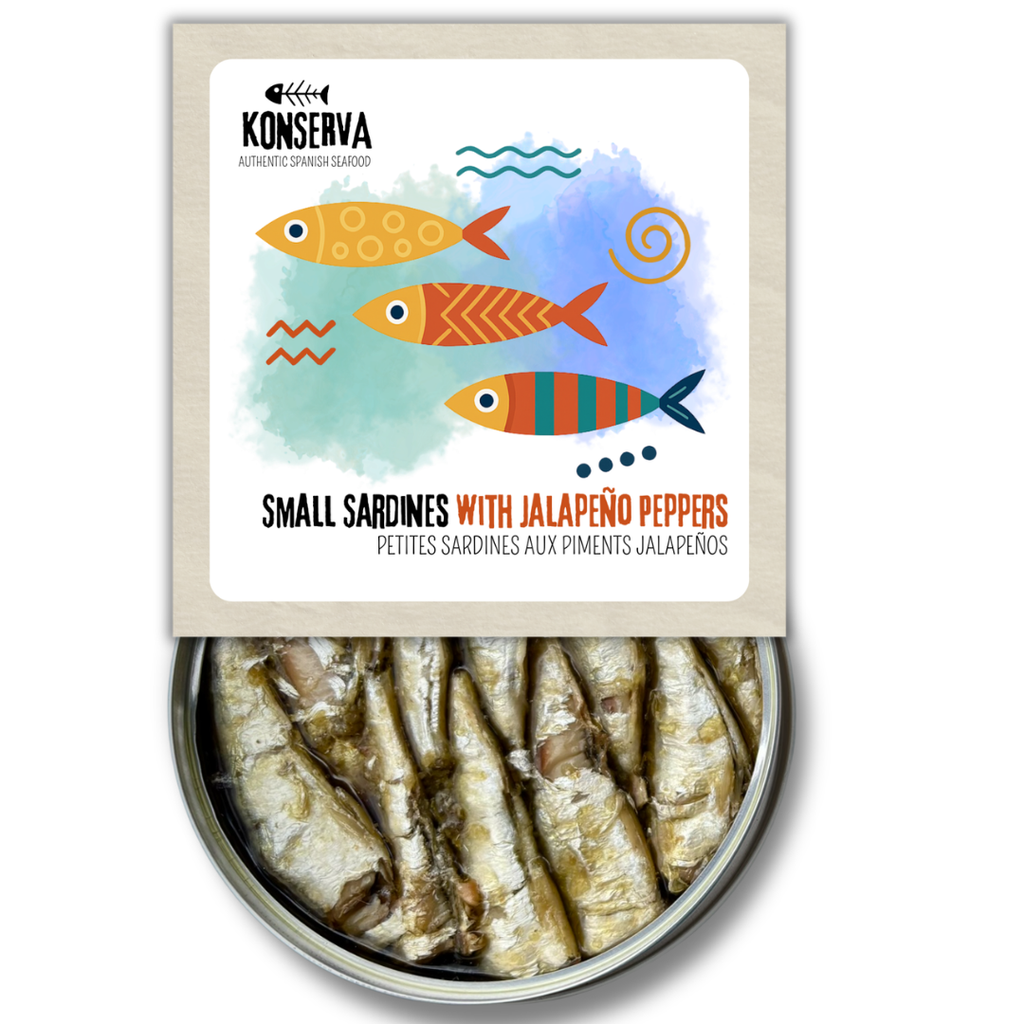 Small Sardines w/ Jalapeño Peppers
