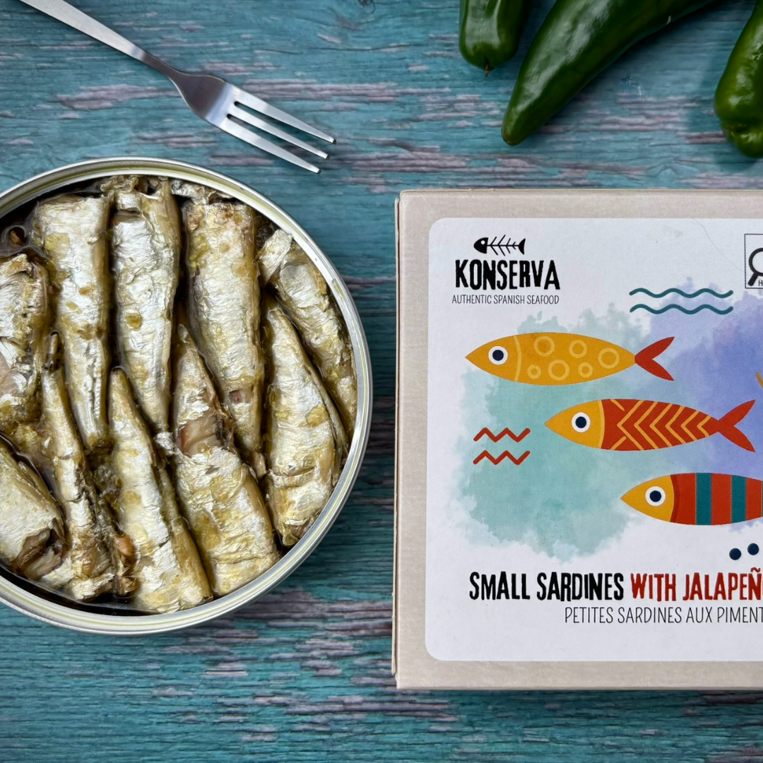 Small Sardines w/ Jalapeño Peppers