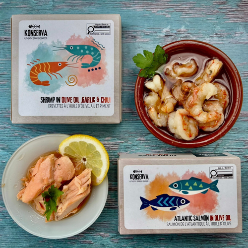 Atlantic Salmon in Olive Oil