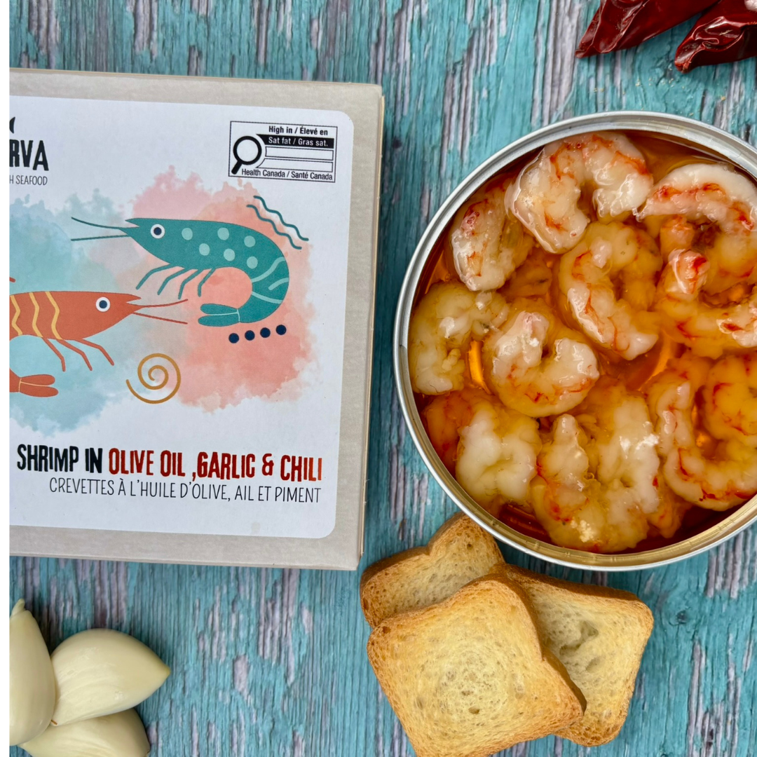 Shrimp in Olive Oil, Garlic & Chili