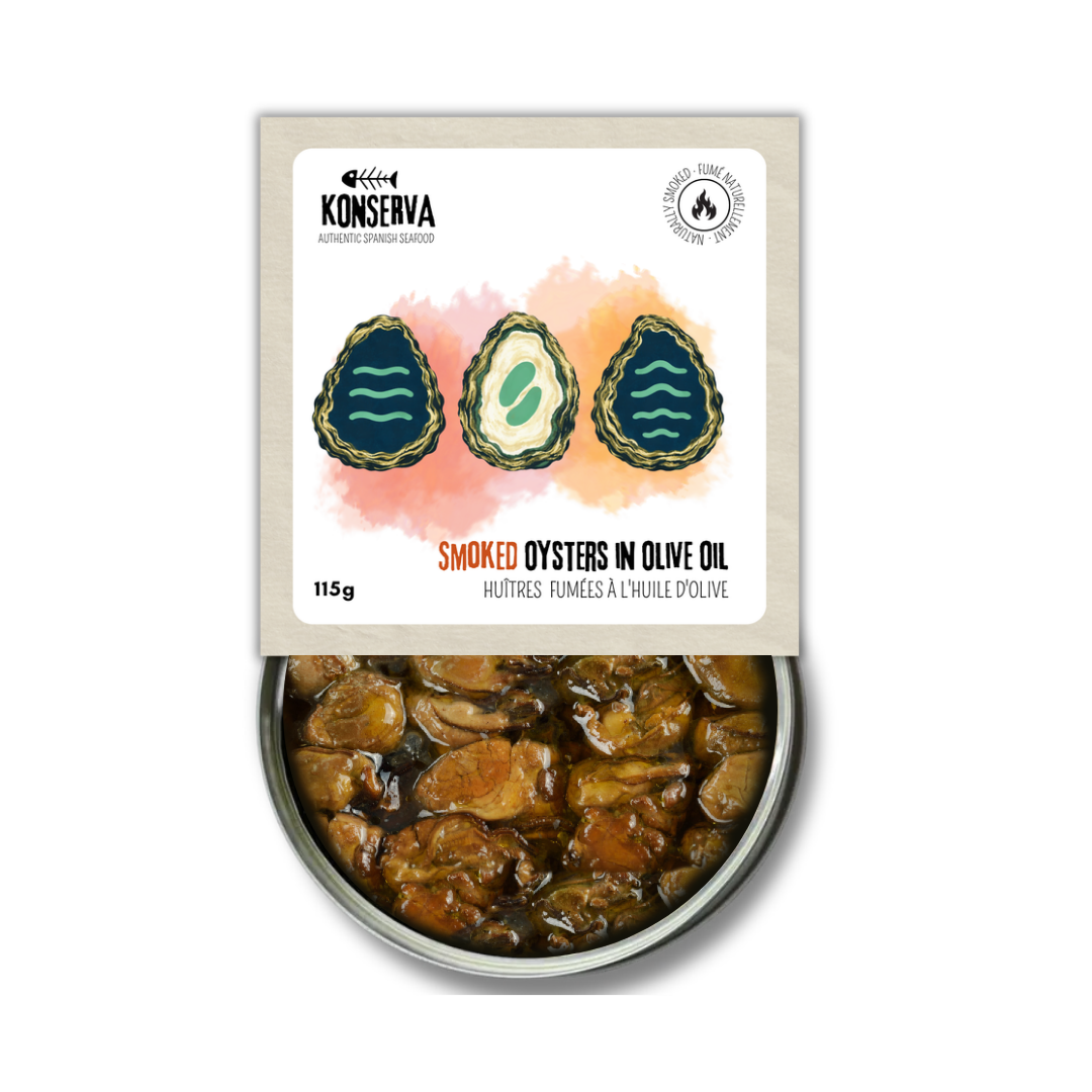 Smoked Oysters in Olive Oil